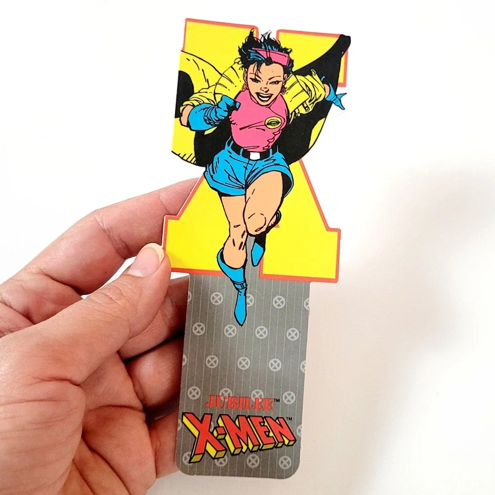 Vintage 90s X-Men Jubilee Bookmark die-cut Marvel Girl USA 1994 Antioch KS 32387
